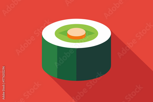 sushi roll table background