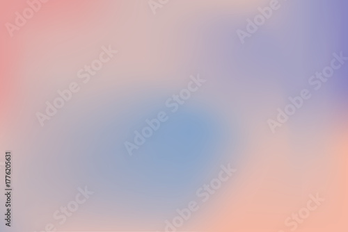 Nude soft sky abstract neutral gradient background. Fluffy cloud vibrant pastel sunset. Blurred light and pale backdrop.
