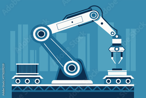 Futuristic robotic surgical arms precisely manipulating instruments in a sterile, high-tech operating theater, showcasing advanced medical technology.