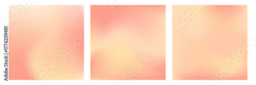 Peach fuzz collection gradient. Vector background