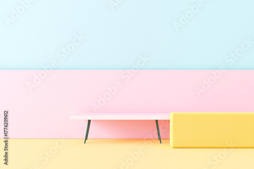 Minimal Pastel Color Blocks
