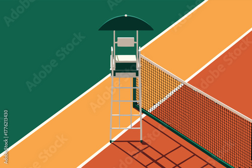 -tennis-umpire-chair-and-net-from-court-center-vie.eps