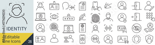 線の編集ができるIDに関するアイコンセット（アウトライン化していない）
