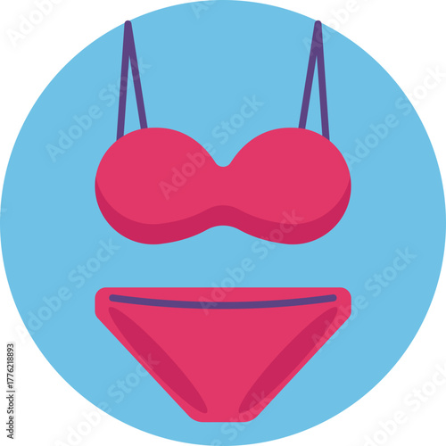 A two-piece swimsuit for swimming and water activities.