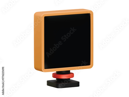 lighting mini icon 3d illustration render