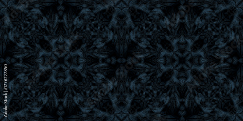 seamless ethnic, Dark Seamless Damask Pattern with Blue Tones. 

Gothic Luxury Abstract Wallpaper with Intricate Black Texture

