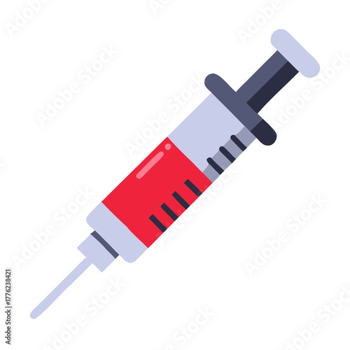 Injection syringe icon Material SVG Icon