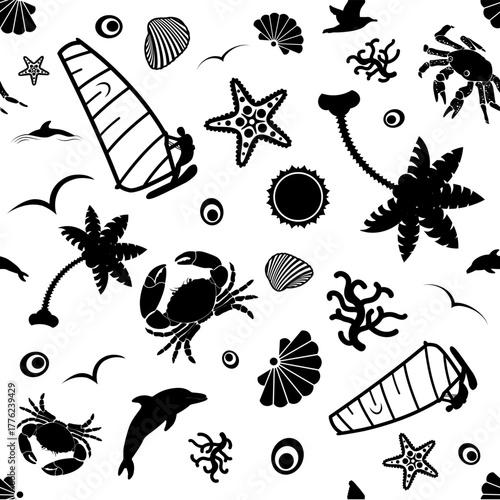 Seamless Summer Background