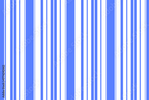 Masculine pattern geometric texture surface, light blue vertical stripes on white background for print block apparel textile man shirt menswear fashion. Flat vector illustration design.