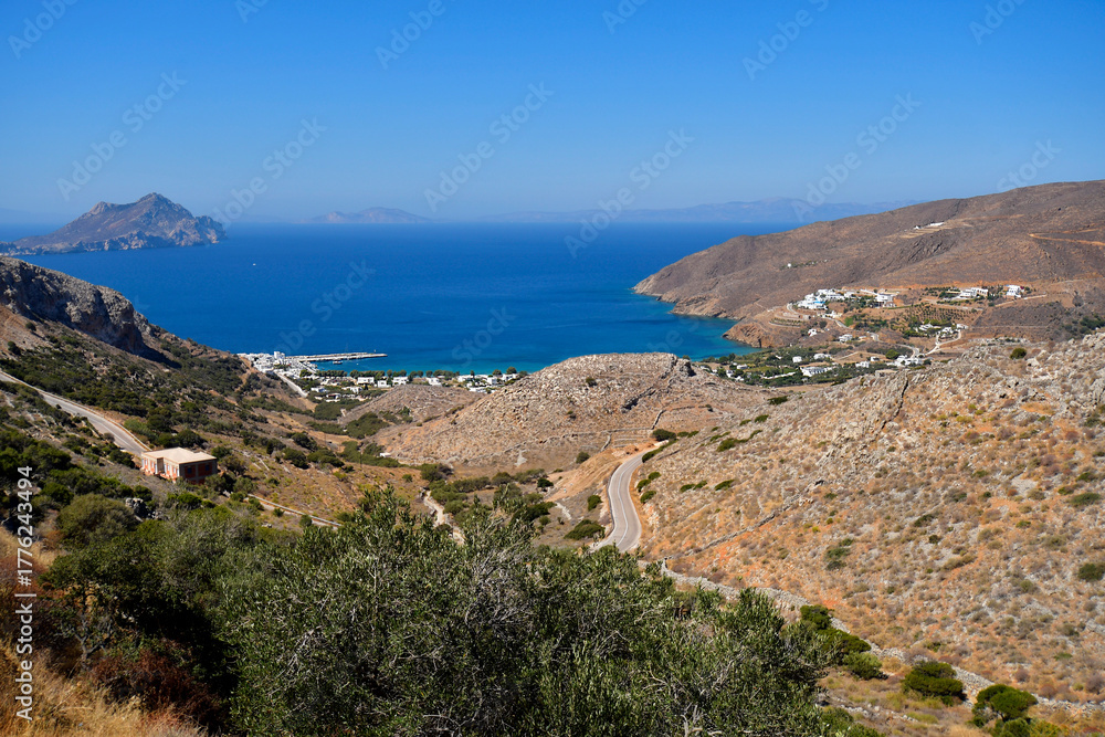 Obraz premium Greece, Amorgos Island, Aigiali