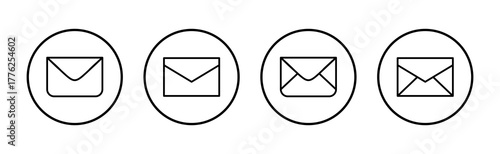 Mail icon vector. email sign and symbol. E-mail icon. Envelope icon