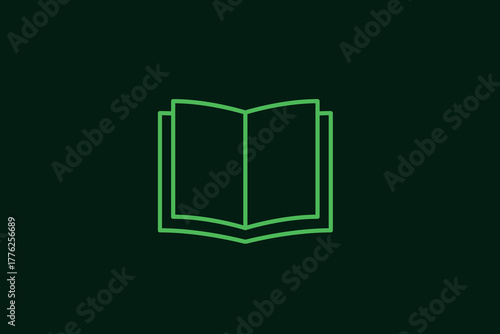 book illustration in flat style design. Vector illustration.	
