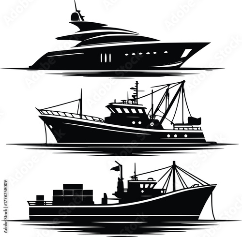 Various marine vessels collection