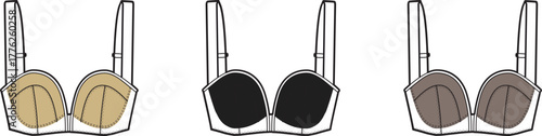 Different Colored Bras Collection Intimate Apparel for Women