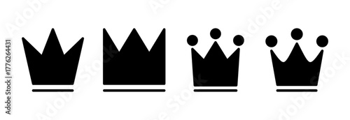 Crown icon vector illustration. crown sign and symbol