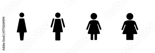 Female icon vector illustration. woman sign and symbol