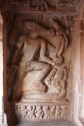 ancient stone carving