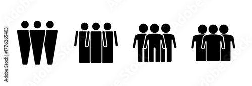 People icon vector illustration. person sign and symbol. User Icon vector