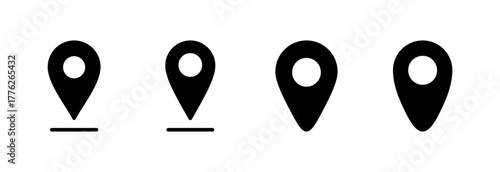 Pin icon vector illustration. Location sign and symbol. destination icon. map pin