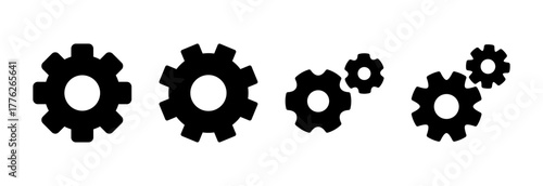 setting Icon vector illustration. Cog settings sign and symbol. Gear Sign