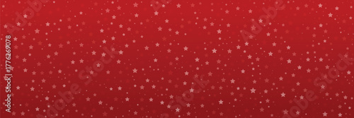 Abstract red background with white dots simple and elegant design perfect for modern presentations and festive decorations. EPS vector illustration