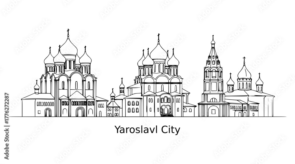 Obraz premium Yaroslavl City, Russia