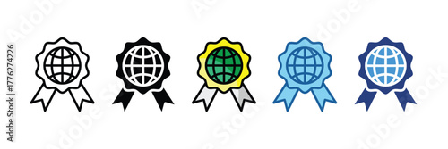 Iso Certification  Icon Element For Design