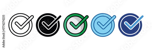 Checkmark  Icon Element For Design