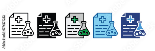 Test Result  Icon Element For Design