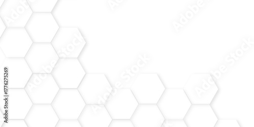 Abstract background with hexagons abstract hexagon polygonal pattern background ,hexagonal white hexagons honeycomb wallpaper, hydrogel balls as contemporary abstract background.