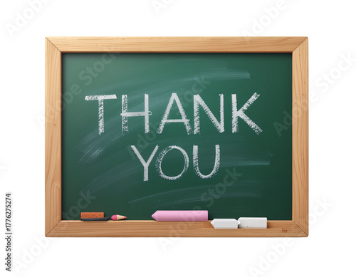 School chalkboard with 