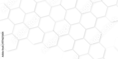 Abstract background with hexagons Abstract hexagon polygonal pattern background ,Hexagonal white hexagons honeycomb wallpaper, hydrogel balls as contemporary abstract background.