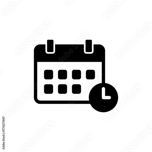 Calendar icon vector for web and mobile app. Calender sign and symbol. Schedule icon symbol