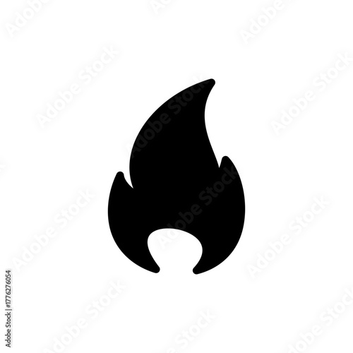 Fire icon vector for web and mobile app. fire sign and symbol
