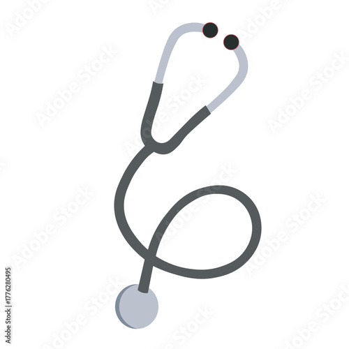 Stethoscope Medical Equipment Vector Illustration