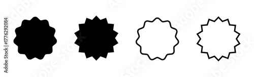 Badge icon set. Awards icon. Achieve. Stamp