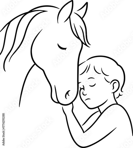 Horse Girl Adobe Illustrator AI Source File – Fully Editable & Convertible (EPS, SVG, PNG, JPEG, DXF, PDF)