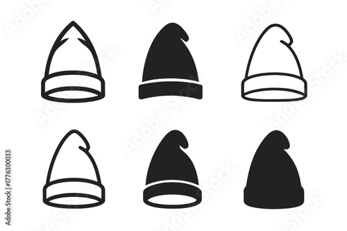 Revolutionary Emblem Designs. Revolutions that reshaped political landscapes. Set Logo of Revolutions that reshaped political landscapes: liberty cap (Phrygian