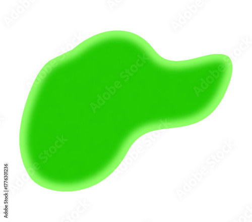 Green blob vector