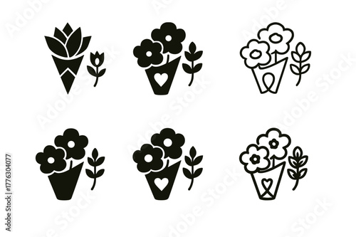 Event Preparation Logos. Helping a loved one prepare for a big life event, like a wedding or graduation. Set Logo of Helping a loved one prepare for a big life