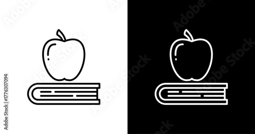 Apple  White Icon Set Design
