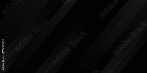 Black abstract background. Elegant dark diagonal shape elements.