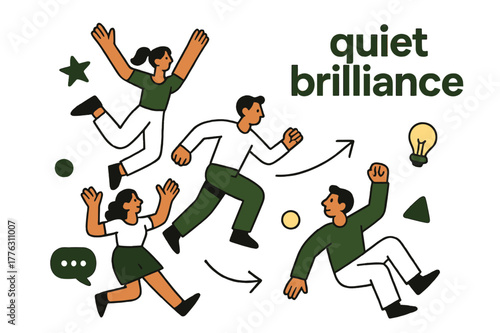 Quiet Brilliance Scene. Soft Light Rays. Gentle beams of light cascade through a minimal scene, forming diagonal patterns across air and dust. Caption ?quiet