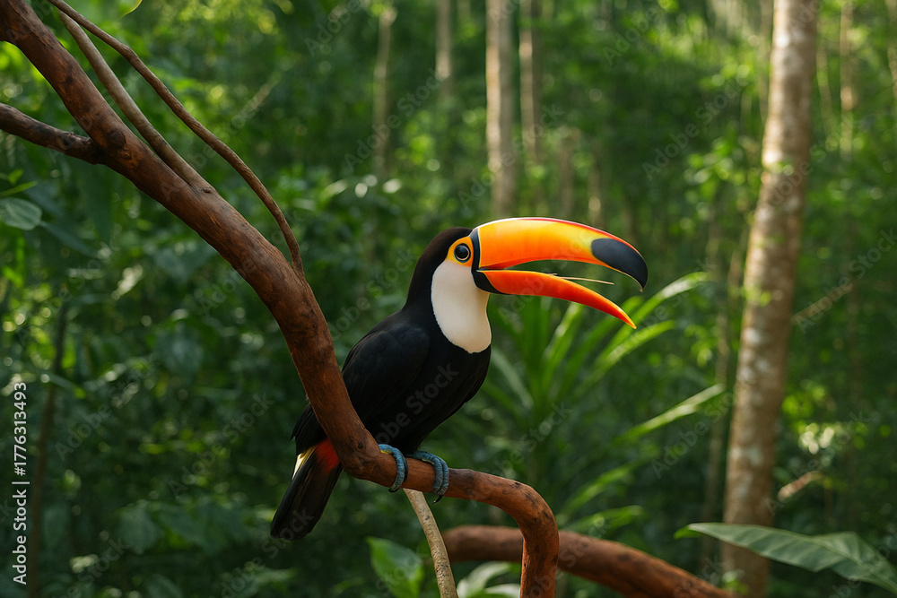 Fototapeta premium Toucan on a branch