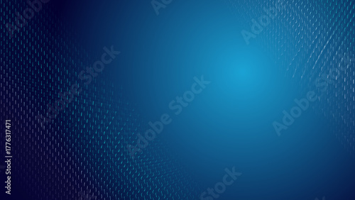 Abstract creative particle light on gradient dark blue background illustration.