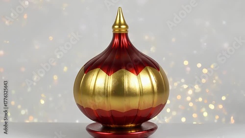 Still Life Composition Featuring Red and Golden Onions Isolated on a Plain White Surface for Culinary
