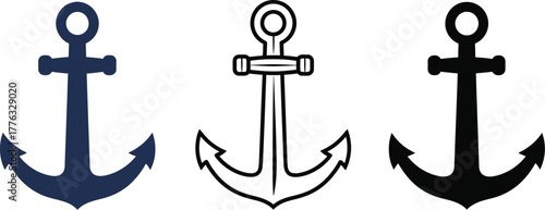 Find vector anchor clip art nautical symbol sea travel icons