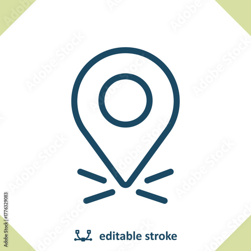 Map Pin Icon. Map Marker, Map, GPS, Location