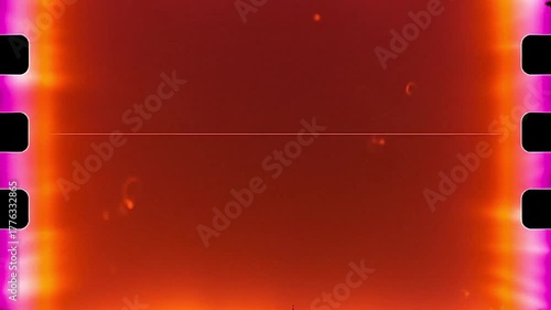 Download orange film burn overlay effect for video editing and transitions