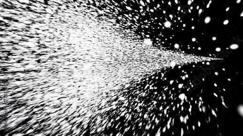 White particles stream animation background loop motion graphics footage